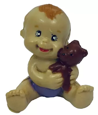 Galoob Magic Diaper Babies Baby With Teddy Bear • $11.95