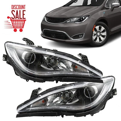 $682.90 • Buy Headlights Assembly HID Xenon For Chrysler Pacifica 2017-2020 W/LED DRL Pair