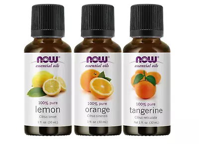 $15 • Buy OLIOLOGY CITRUS GROVE Essential Oil Set Orange, Lemon, Grapefruit FREE SHIPPING