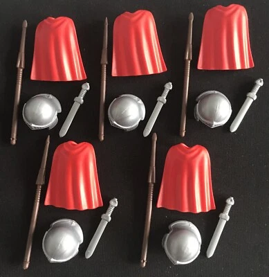 £1.85 • Buy Playmobil Lot Custom Toys Bid Rare Army Roman Soldiers Helmets Legionnaire Rome