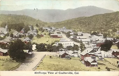 C1910 Postcard Birdseye View Coulterville CA Mariposa County Posted • $11.49