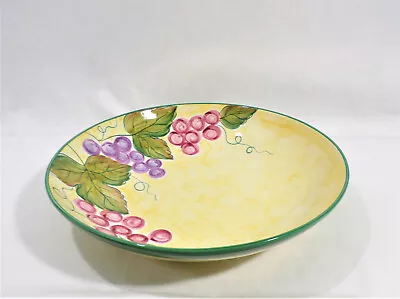 Nancy Calhoun VINEYARD Portugal Pottery 14  Large Pasta Dinnerware SERVING BOWL  • $20