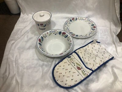 £14.95 • Buy 4 X BHS Priory Tableware Bowl / Plate / Cannister / Oven Gloves