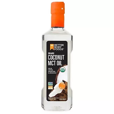 Organic Coconut 100% MCT Oil - Keto-Friendly - C8 & C10 - Gluten Free - 16.9 Oz • $20.39