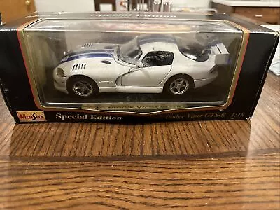 1997 Dodge Viper GTS-R WHITE MAISTO Special Edition 1:18 DieCast!!!!!! • $29.99