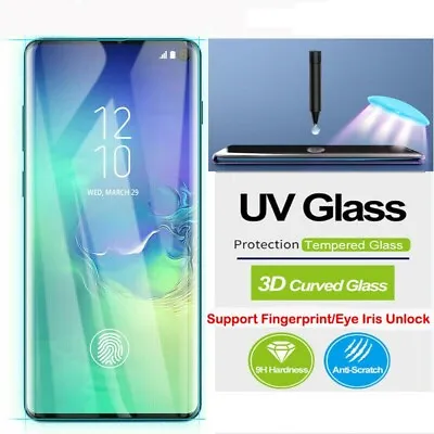 $10.95 • Buy Nuglas Galaxy Note20 S23 S22 20 10 9 + Ultra UV Screen Tempered Glass Protector