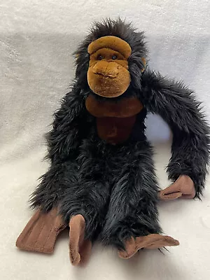 £9.95 • Buy Keel Toys Black Brown Monkey Chimp Gorilla Soft Toy Plush