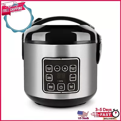 8-Cup (Cooked) Rice & Grain Cooker Steamer New Bonded Granited Coating • $30.91