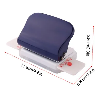  6-Hole Paper Punch Handheld Capacity 6mm For A4 A5 B5 Notebook T8G2 • $14.99