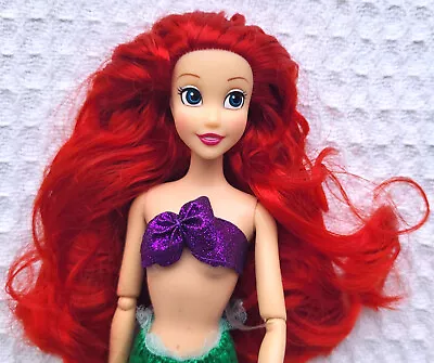 Barbie Ariel Disney Store Classic 12” Ariel The Little Mermaid Doll Ooak Collect • $17.99