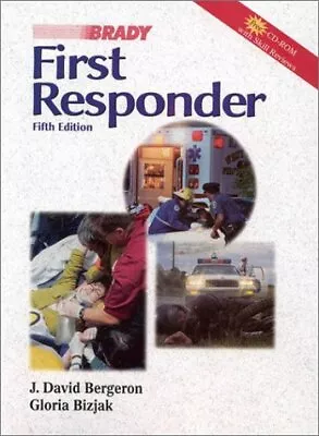 FIRST RESPONDER (5TH EDITION) (BOOK WITH CD-ROM ) By David M. Bergeron & Gloria • $17.75