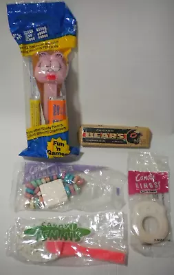 SEALED Lot Of Vintage 80s 90s Candy Pez Chicago Bears Gum DO NOT EAT NEW NOS • $14.99