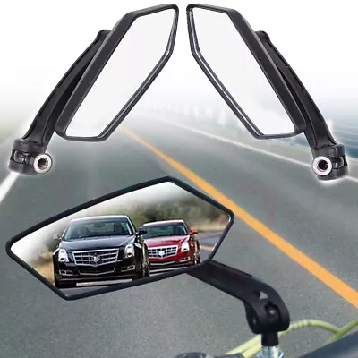 1 Pair Universal Rearview Mirrors For Scooter Moped ATV Motorbike 8MM 10MM  • $14.14
