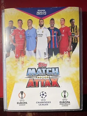 BINDER 475 Cards Match Attax 2022/2023 FOLDER Topps 22/23 Champions League • £49.99