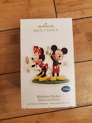 Hallmark Keepsake Mistletoe Mickey Ornament Mickey & MinnieDisneyAdorable! • $24.99