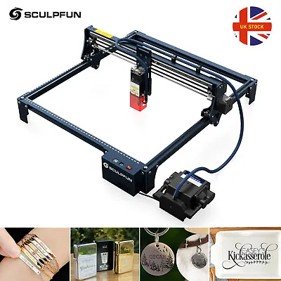 SCULPFUN S30 Laser Engraver DIY Engraving Machine Cutter For Wood Acrylic V8N8 • £284.99