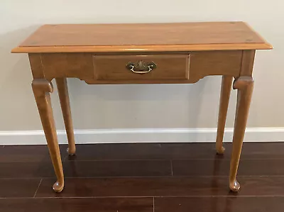 Ethan Allen Heirloom Maple Wood Console Sofa Entry Table 10-9043 Vintage • $472