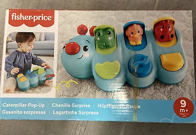 $22.99 • Buy Fisher Price Caterpillar Pop Up Toy Great For Fine Motor Skills Christmas Gift