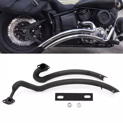 $305 • Buy Shortshots Staggered Exhaust Pipes For Yamaha V Star 1100 XVS1100 Custom Classic