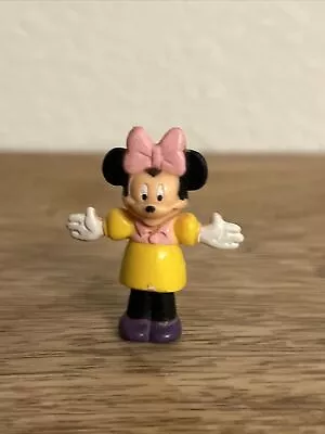 Minnie Mouse Yellow Dress Disney 2”action Figure Pvc Toy (pre-owned) • $7.20