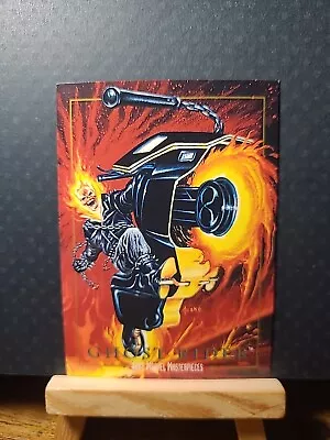 Ghost Rider/ 1992 Marvel Masterpieces BASE Trading Card #37 - Art By JOE JUSKO • $1.99