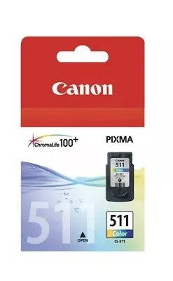 1x Genuine Canon CL-511 CL511 Colour Ink Cartridge For MP240 MP270 MX330 • $35.99