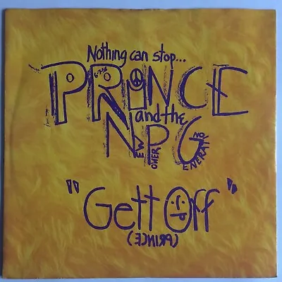£7 • Buy Prince And The NPG ‎– Gett Off, Vinyl 12  Paisley Park Europe 1991