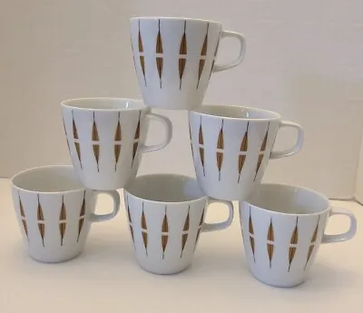 VINTAGE Narumi Elite TANGO 5373 Coffee / Tea Cup Lot Of 6 Fine China Japan MCM • $35