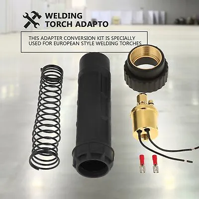 Euro Fittings Connectors Brass CO2 Mig Welding Torch Adaptor Conversion Kit Set • $16.04