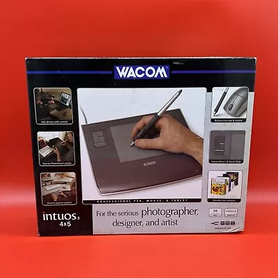 Wacom Intuos3 4 X 5 USB Graphics Tablet PTZ430 With Intuos3 Pen Vintage In Box • $107.99