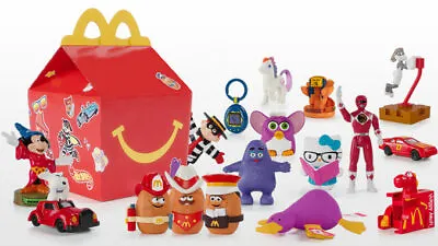 2019 McDONALD'S 40th Anniversary Throwback Retro HAPPY MEAL TOYS SHIPS NOW • $4.99