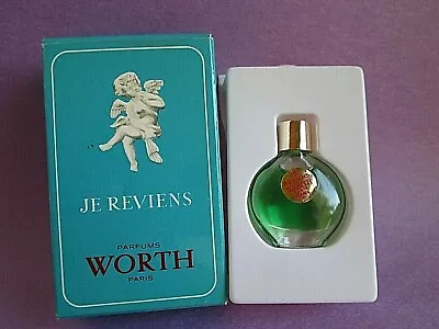 Je Reviens Worth Vintage Mini Perfume 1.4 Ml New In Box Miniature  • $38