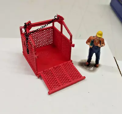 3D Printed Cargo Basket In Authentic Manitowoc Red 1/50 / 1/48th Scale • $14.95