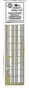 The N Scale Architect 61050 N Scale 3-Rail Corral Fence W/Gates - Etched Brass • $10.99