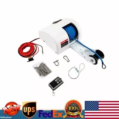 25 LBS Saltwater Boat Electric Anchor Winch With Wireless Remote Windlass Marine • $160.21