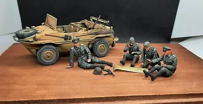 1:35 PAINTED Schwimmwagen + German Soldiers • $115