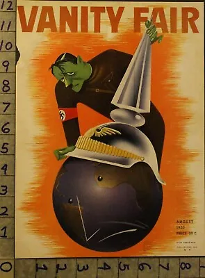1935 Garetto Deco Political Wwii War Satire German Military Art Cover Vr83 • $100