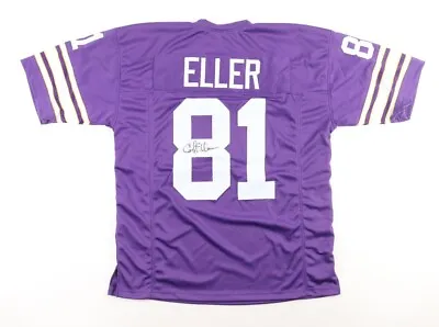 Carl Eller Signed Autographed Minnesota Vikings Custom Jersey Jsa Coa • $75