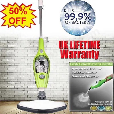 10 IN 1 Multifunction Steam Mop Handheld Upright Floor Carpet Steamer Cleaner🥇 • £38.30