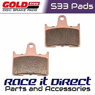 Brake Pads For KAWASAKI ZZR 1400 PERFORMANCE SPECIAL 2014 REAR Goldfren S33 • £16.95