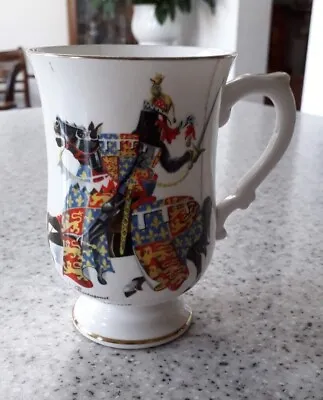 Ceramic Mug Edward Plantagenet (The Black Prince) Pall Mall Ware Bone China • £6