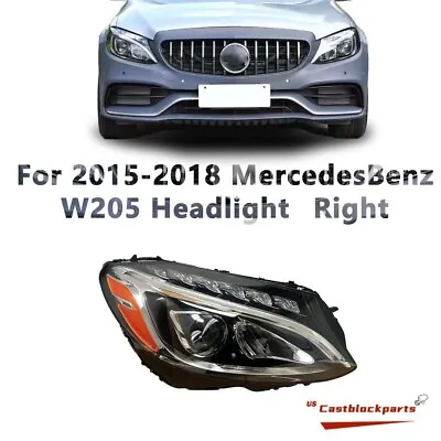 For Mercedes Benz C-Class C300 W205 2015 16 17 18 LED Headlight Right Passenger • $370.65