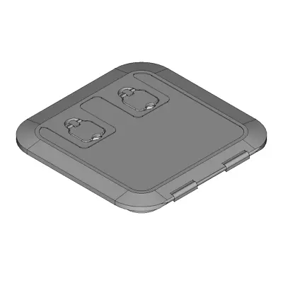 £34.30 • Buy Boat Deck Flush Inspection Hatch Grey RAL7042 375x375mm
