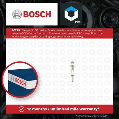 Glow Plugs Set 4x Fits TOYOTA LAND CRUISER HJ60 4.0D 81 To 89 2H Genuine Bosch • $102.96