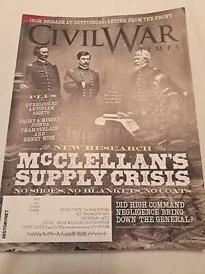 CIVIL WAR TIMES Magazine June 2020~ Vol 59 #3 McClellan’s Supply Crisis • $4.25