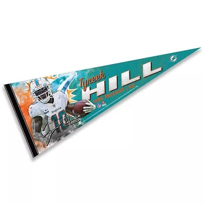 Miami Dolphins Hill Pennant Banner Flag • $14.95