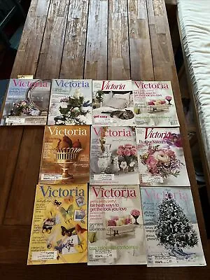 VICTORIA BLISS ROMANTIC HOME MAGAZINES 2001 Ten Issues • $23.62