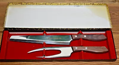 Vernco Stainless Steel Japan 2 Piece Cutlery Set Angus Prime Rib Knife And Fork • $9.99