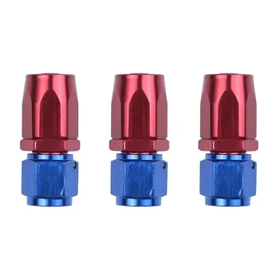 3X STRAIGHT Turbo Oil Feed Hose Fitting:AN6 8mm Q2H7 • $18.52