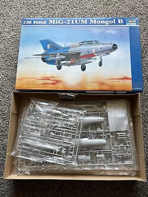 Trumpeter 1:32 MiG-21UM Fighter Plastic Model Kit 02219 Sealed Bags • $55